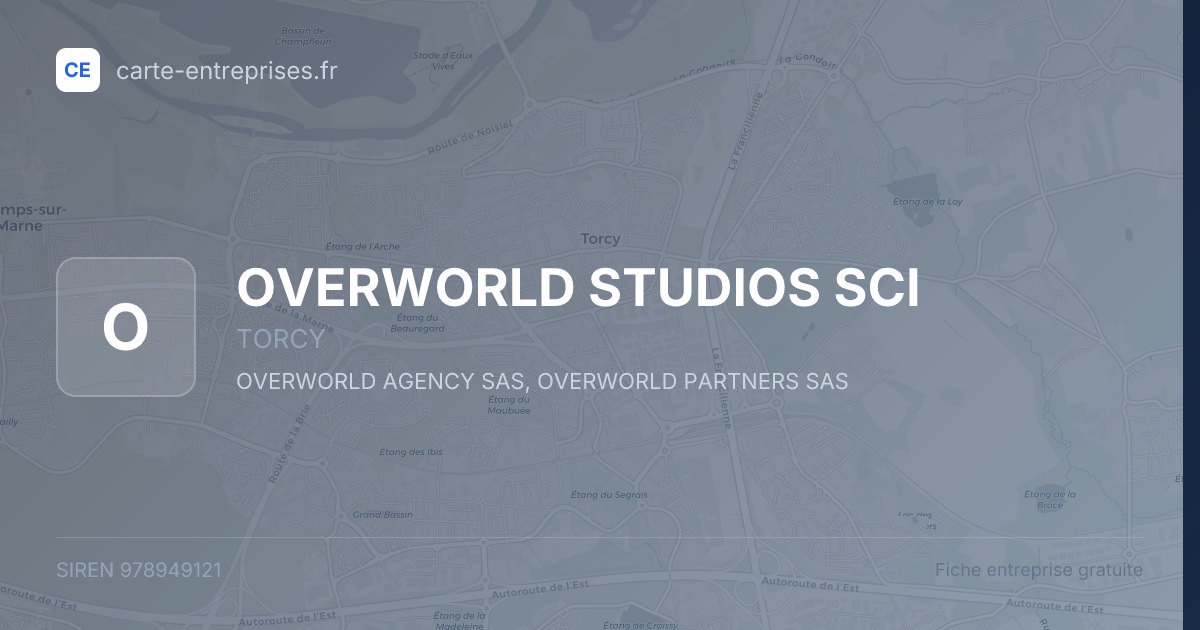 OVERWORLD STUDIOS SCI — 978949121 — fiche entreprise