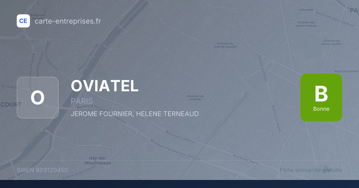 OVIATEL — 803120450 — fiche entreprise