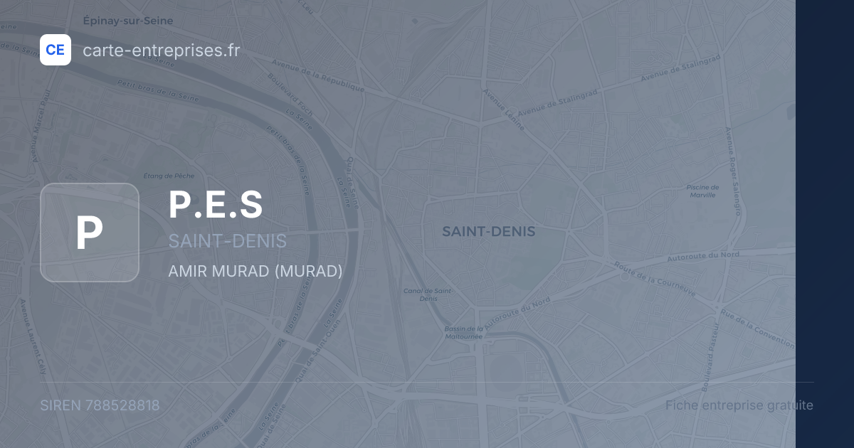 P.E.S — 788528818 — fiche entreprise