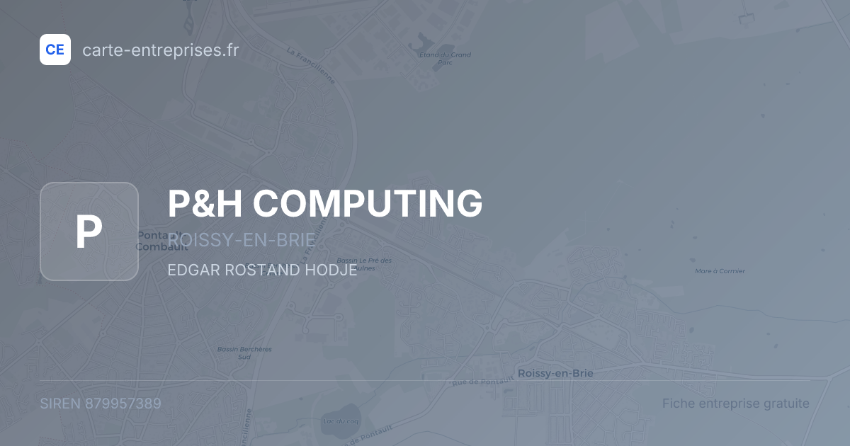 P&H COMPUTING — 879957389 — fiche entreprise