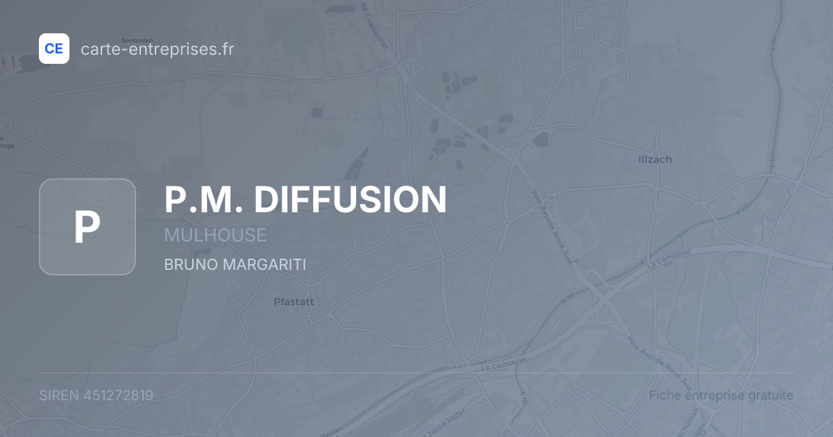 P.M. DIFFUSION — 451272819 — fiche entreprise