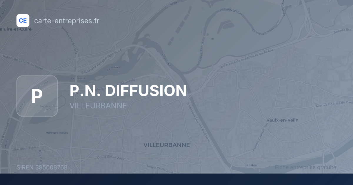P.N. DIFFUSION — 385008768 — fiche entreprise