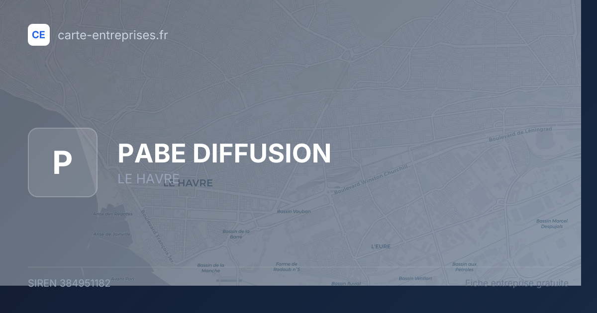 PABE DIFFUSION — 384951182 — fiche entreprise