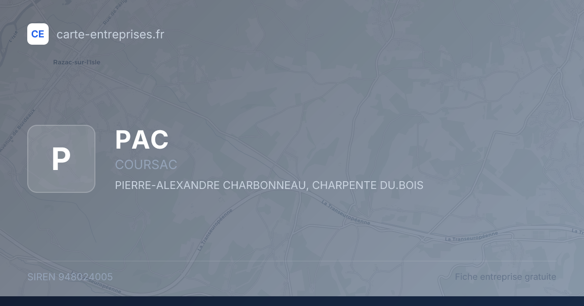 PAC — 948024005 — fiche entreprise