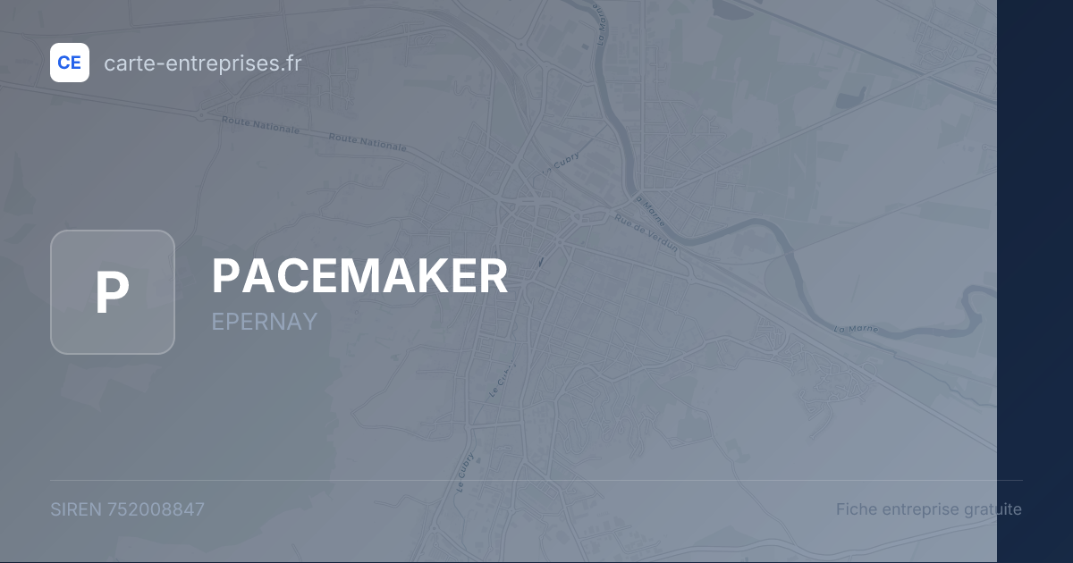 PACEMAKER — 752008847 — fiche entreprise