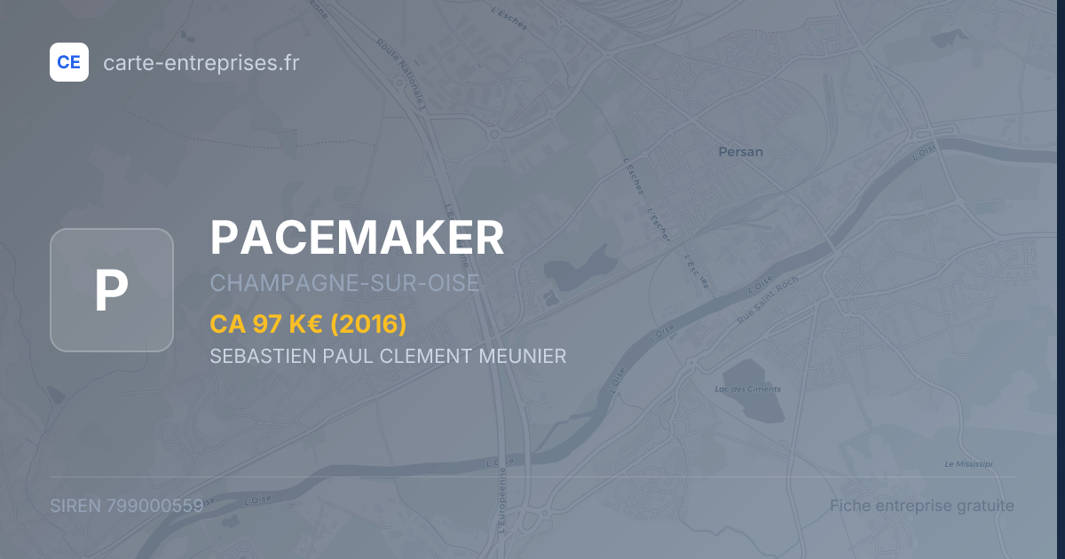 PACEMAKER — 799000559 — fiche entreprise