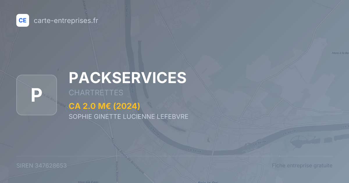 PACKSERVICES — 347628653 — fiche entreprise