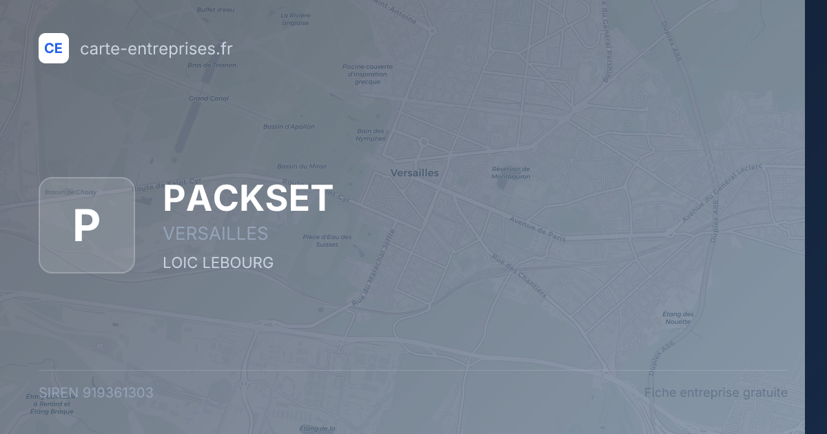 PACKSET — 919361303 — fiche entreprise