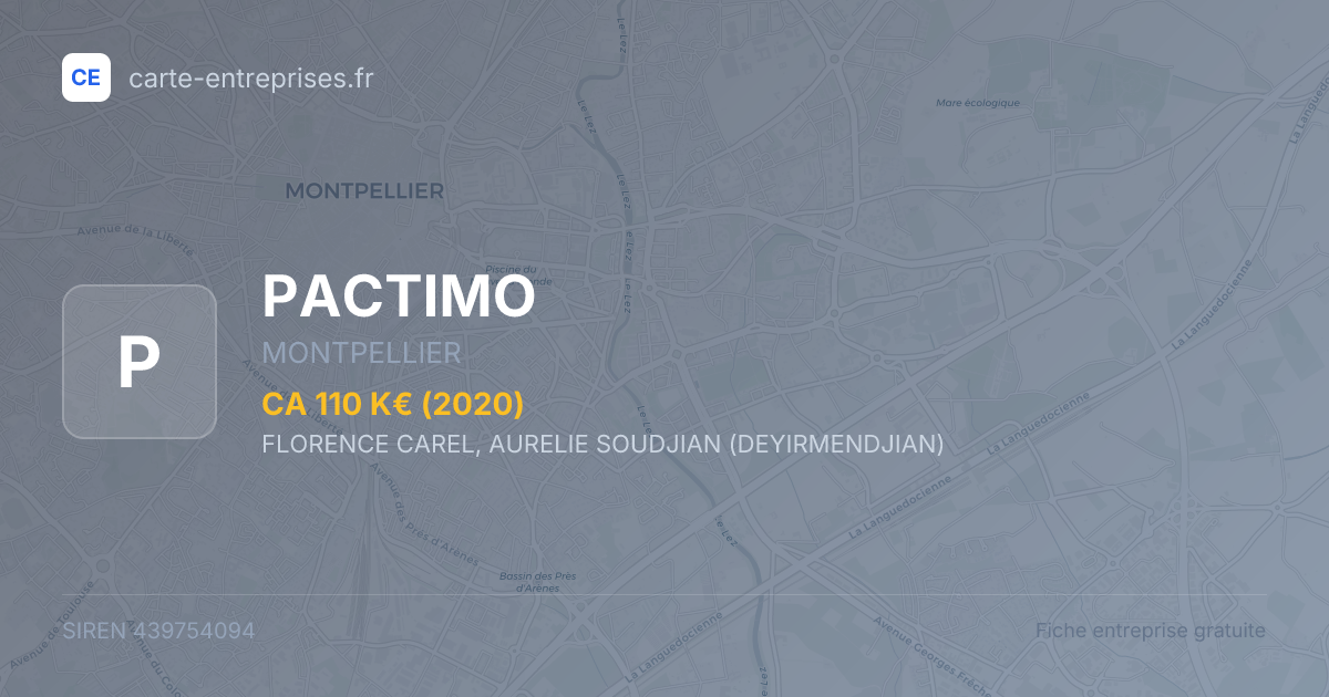 PACTIMO — 439754094 — fiche entreprise