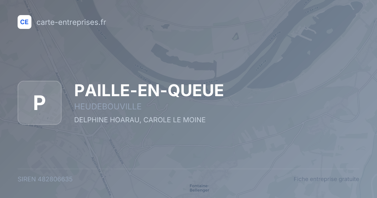 PAILLE-EN-QUEUE — 482806635 — fiche entreprise