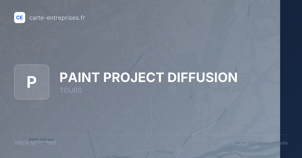 PAINT PROJECT DIFFUSION — 507867661 — fiche entreprise