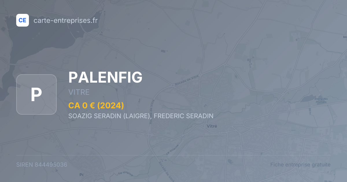 PALENFIG — 844495036 — fiche entreprise