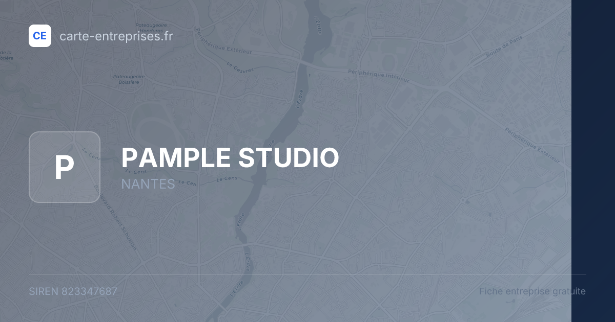 PAMPLE STUDIO — 823347687 — fiche entreprise