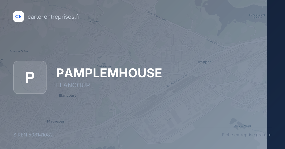 PAMPLEMHOUSE — 508141082 — fiche entreprise