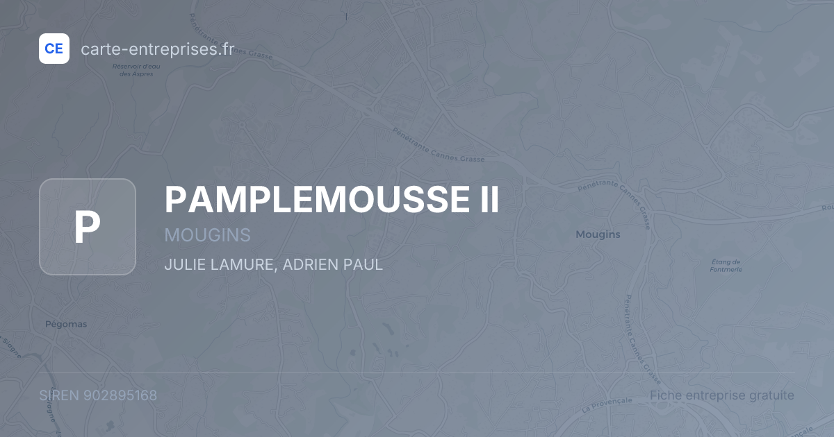 PAMPLEMOUSSE II — 902895168 — fiche entreprise