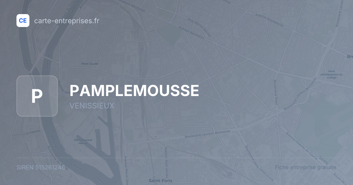 PAMPLEMOUSSE — 515261246 — fiche entreprise