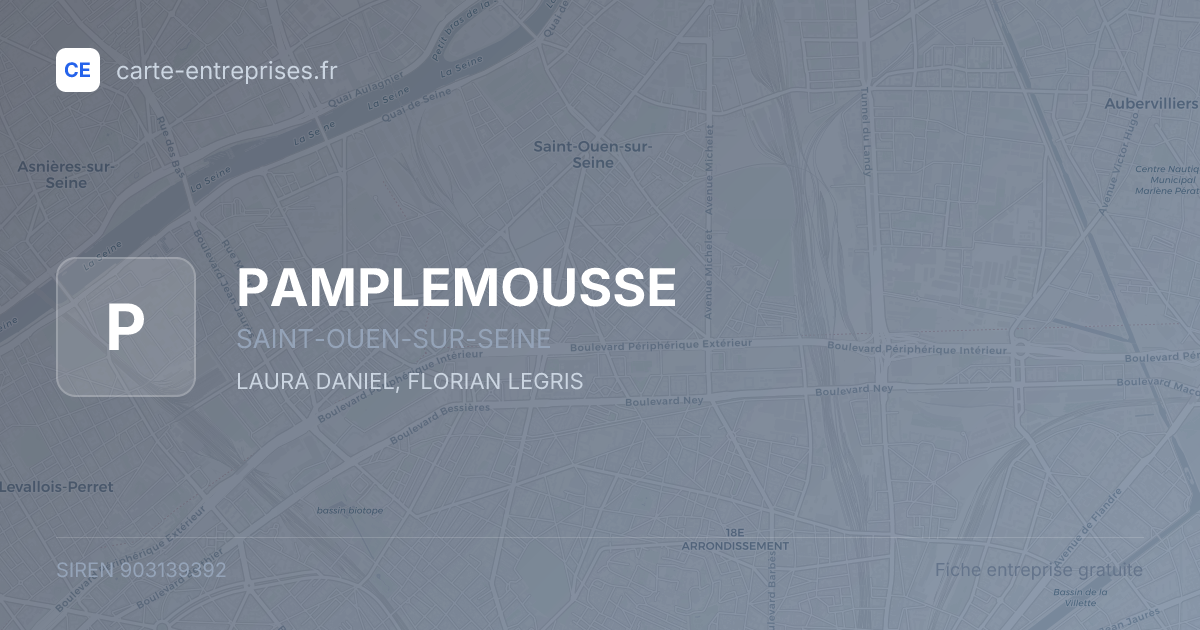 PAMPLEMOUSSE — 903139392 — fiche entreprise