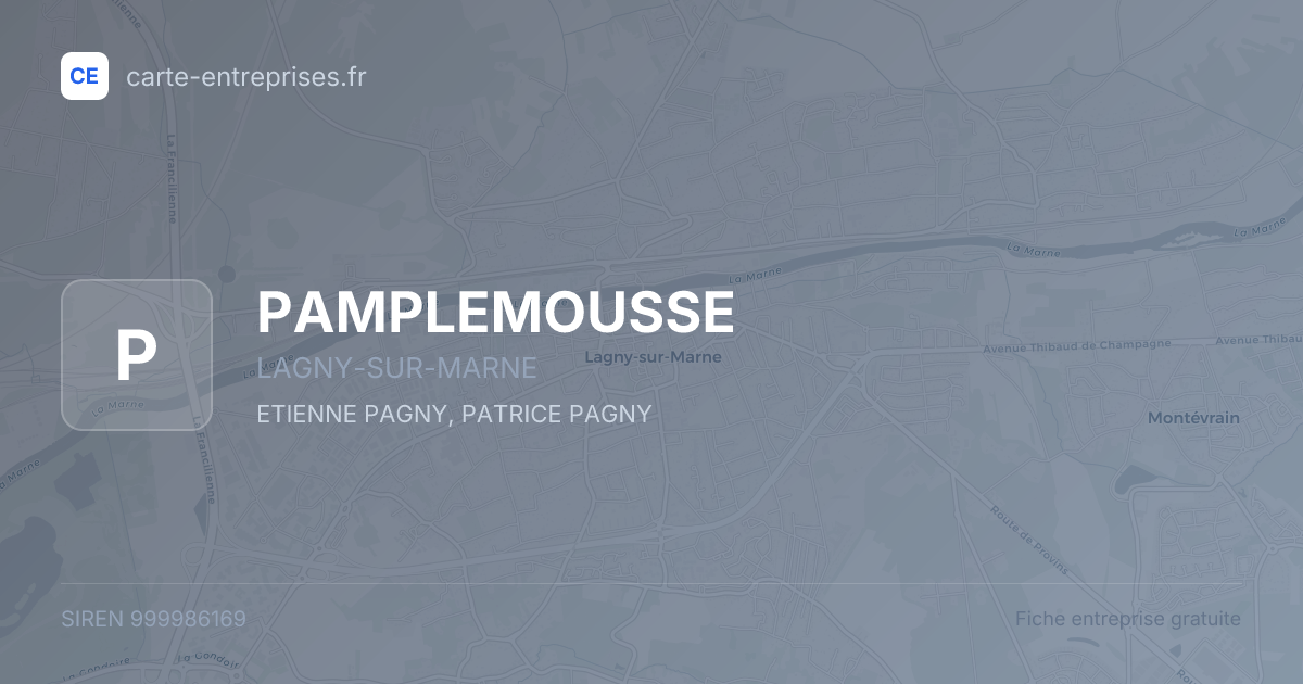 PAMPLEMOUSSE — 999986169 — fiche entreprise