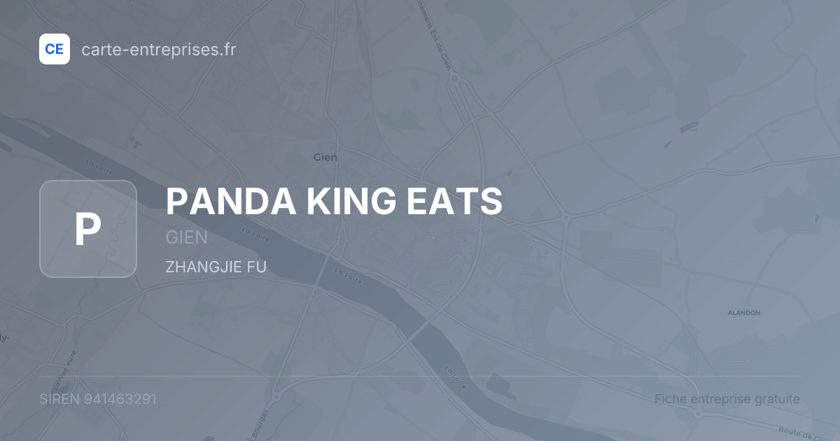 PANDA KING EATS — 941463291 — fiche entreprise