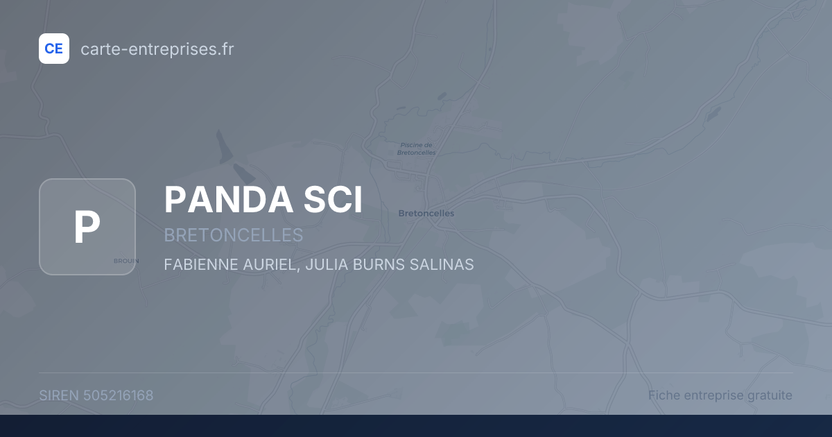 PANDA SCI — 505216168 — fiche entreprise