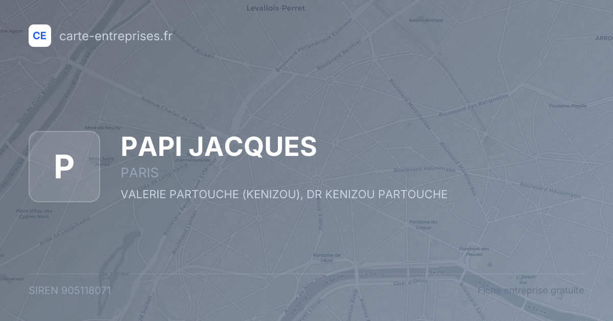PAPI JACQUES — 905118071 — fiche entreprise