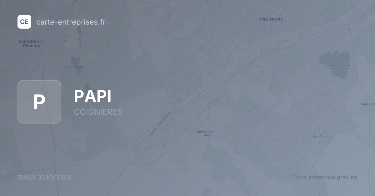 PAPI — 354068173 — fiche entreprise