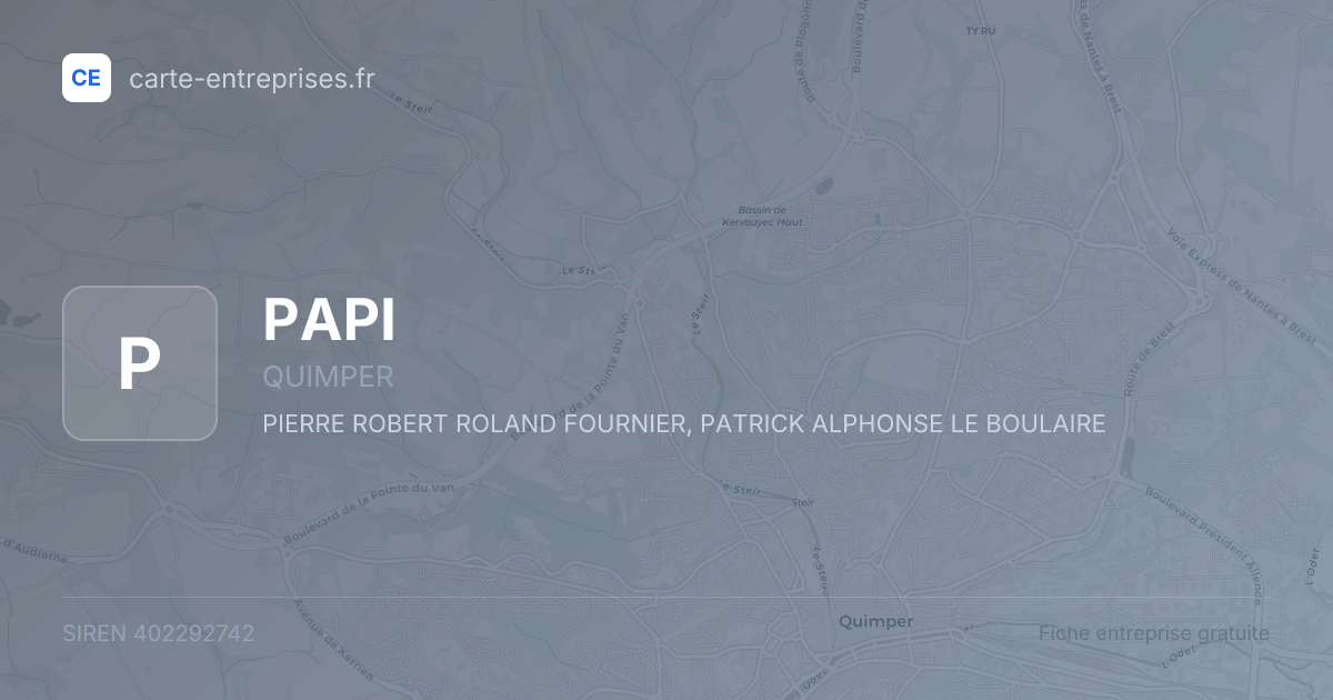PAPI — 402292742 — fiche entreprise