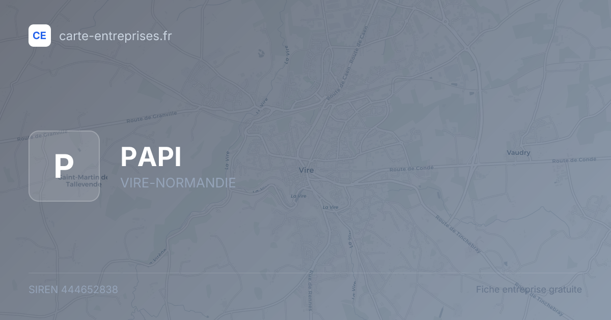 PAPI — 444652838 — fiche entreprise