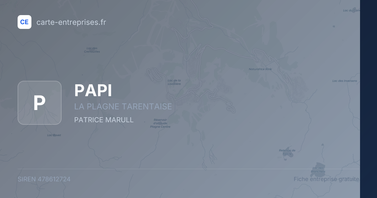 PAPI — 478612724 — fiche entreprise