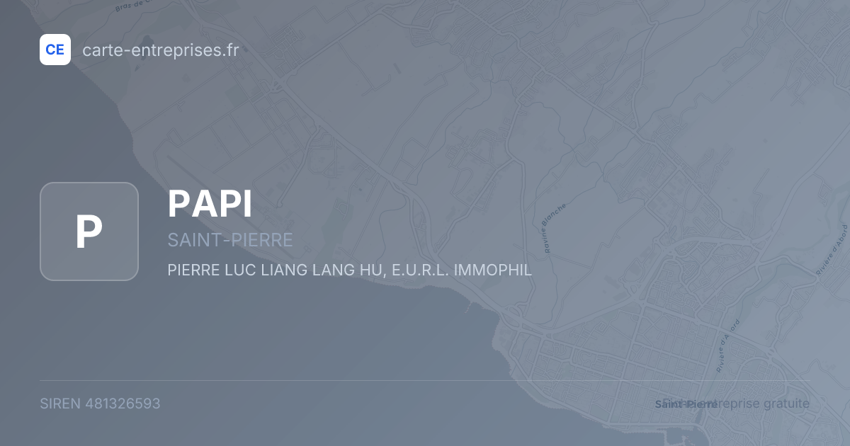 PAPI — 481326593 — fiche entreprise