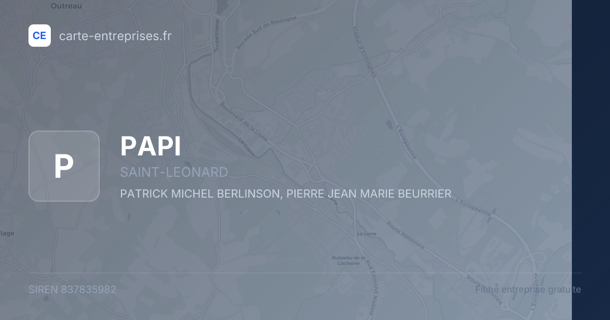 PAPI — 837835982 — fiche entreprise