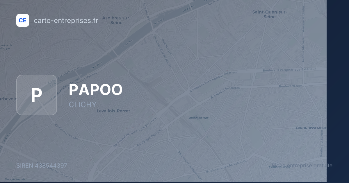 PAPOO — 438544397 — fiche entreprise