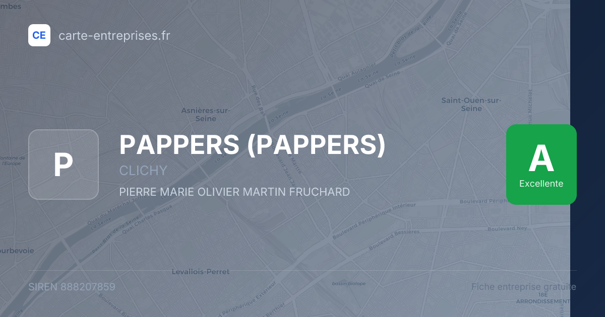 PAPPERS (PAPPERS) — 888207859 — fiche entreprise