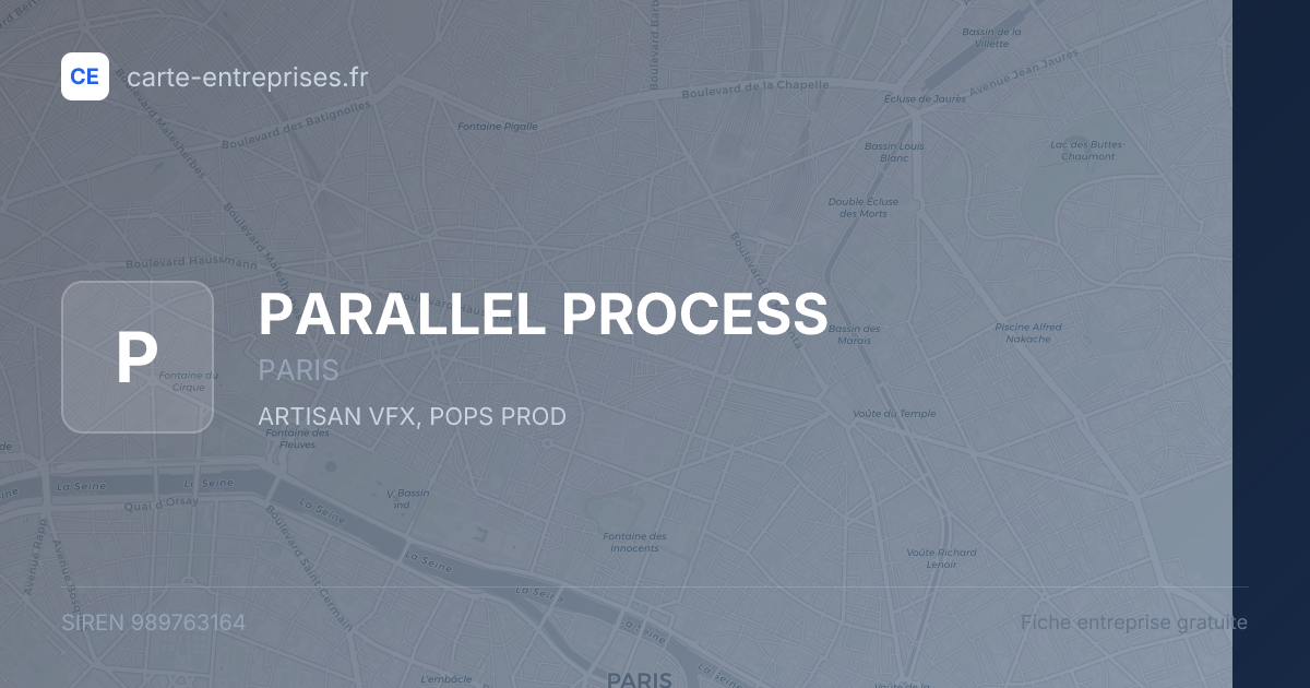 PARALLEL PROCESS — 989763164 — fiche entreprise