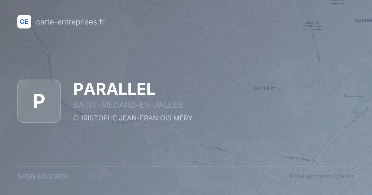 PARALLEL — 815103650 — fiche entreprise