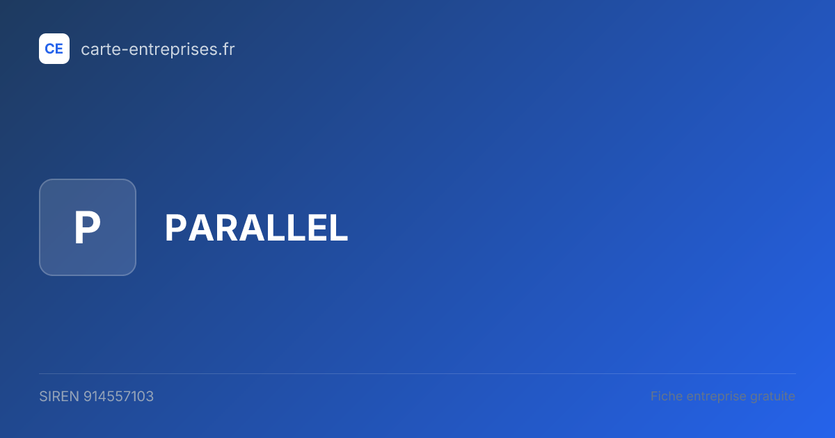 PARALLEL — 914557103 — fiche entreprise
