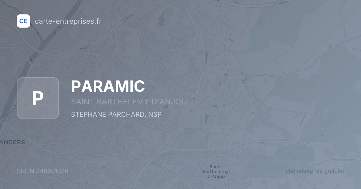 PARAMIC — 348601386 — fiche entreprise