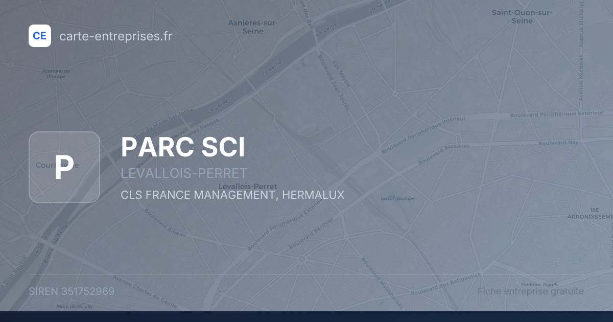 PARC SCI — 351752969 — fiche entreprise