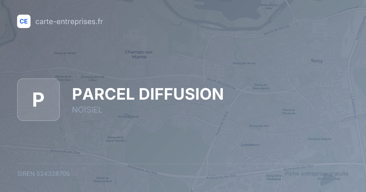 PARCEL DIFFUSION — 524328705 — fiche entreprise
