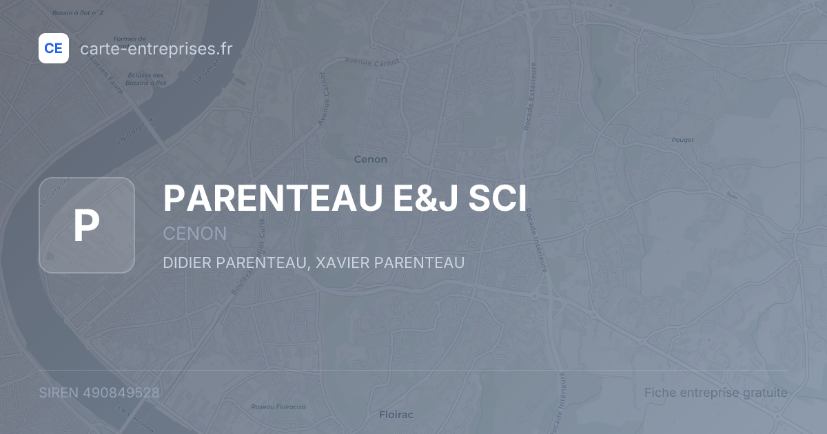 PARENTEAU E&J SCI — 490849528 — fiche entreprise