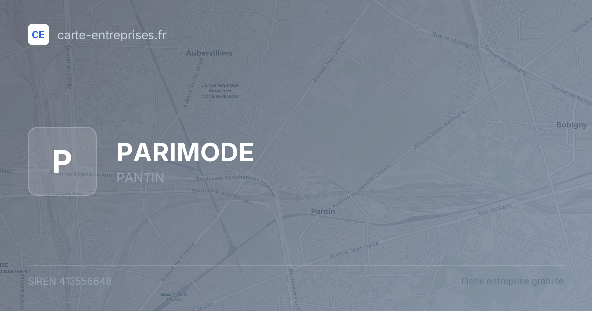 PARIMODE — 413556648 — fiche entreprise