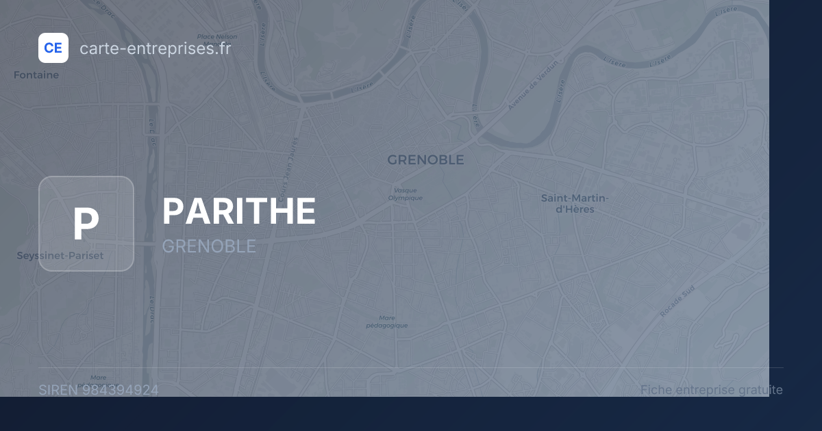 PARITHE — 984394924 — fiche entreprise