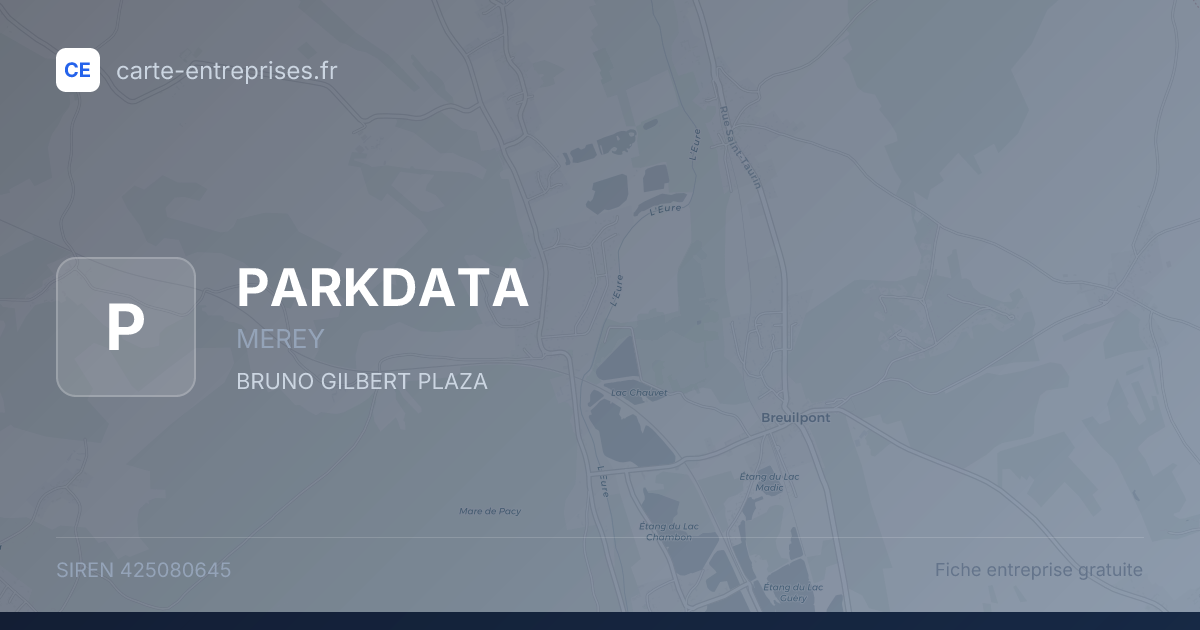 PARKDATA — 425080645 — fiche entreprise
