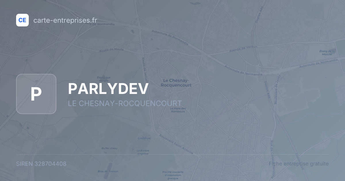 PARLYDEV — 328704408 — fiche entreprise