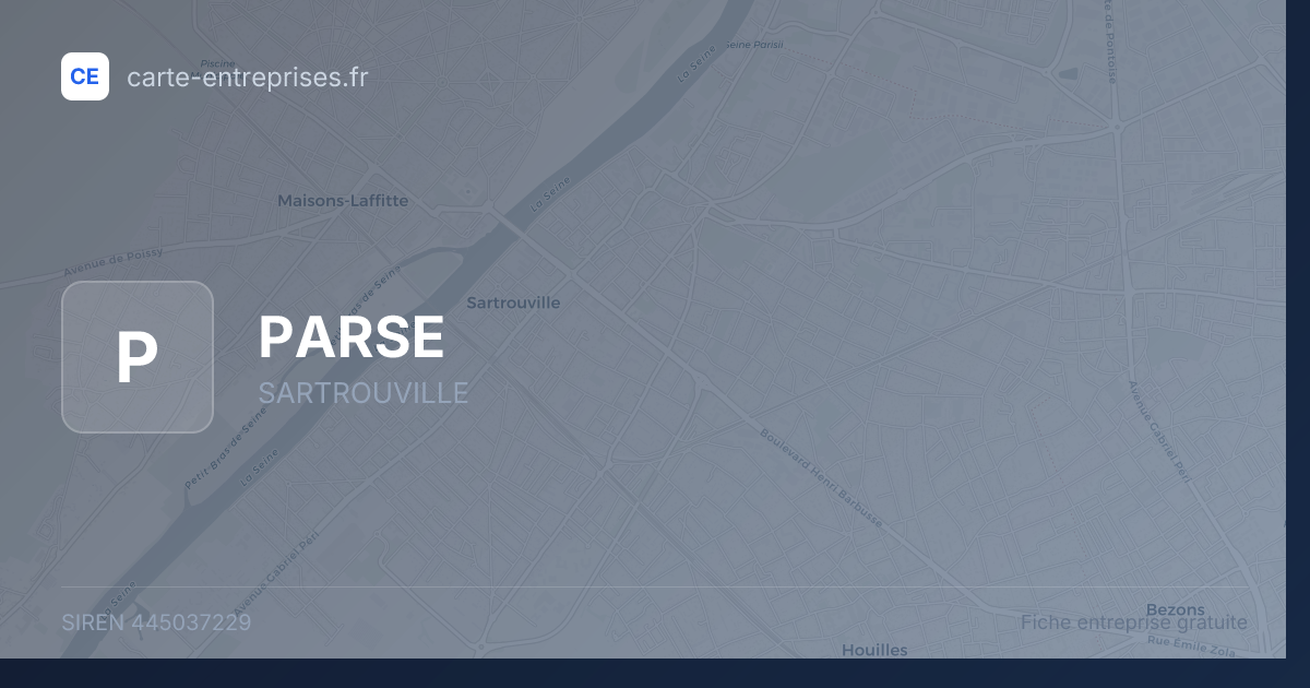 PARSE — 445037229 — fiche entreprise