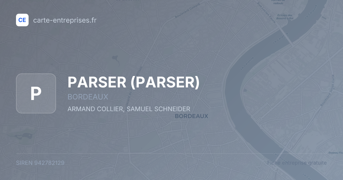 PARSER — 942782129 — fiche entreprise