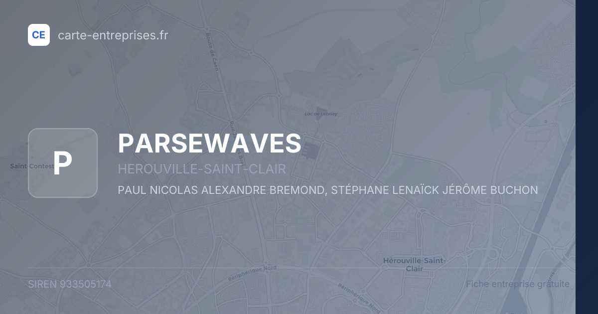 PARSEWAVES — 933505174 — fiche entreprise