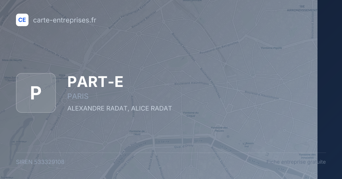 PART-E — 533329108 — fiche entreprise