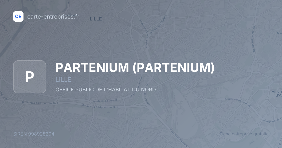 PARTENIUM — 998928204 — fiche entreprise