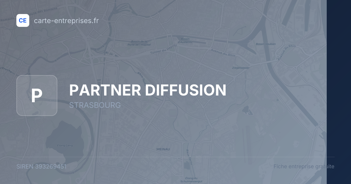 PARTNER DIFFUSION — 393269451 — fiche entreprise